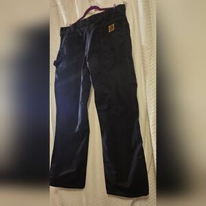 Mens Navy Carhartt Cargo Pant